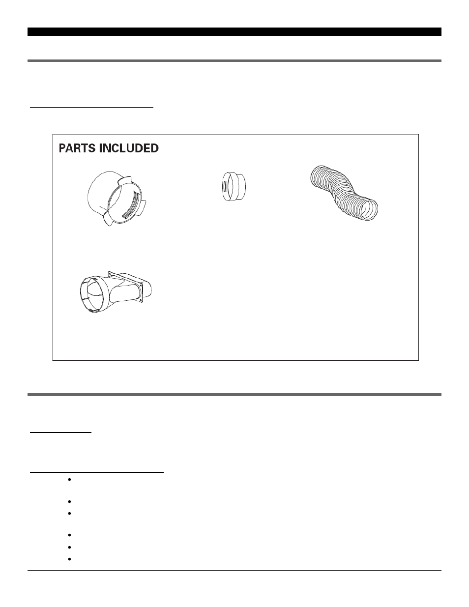 Exhaust hose & adapters, Installation, Mounting the exhaust hose | Parts & window kit assembly | SoleusAir SG-PAC-12E1HP User Manual | Page 6 / 16