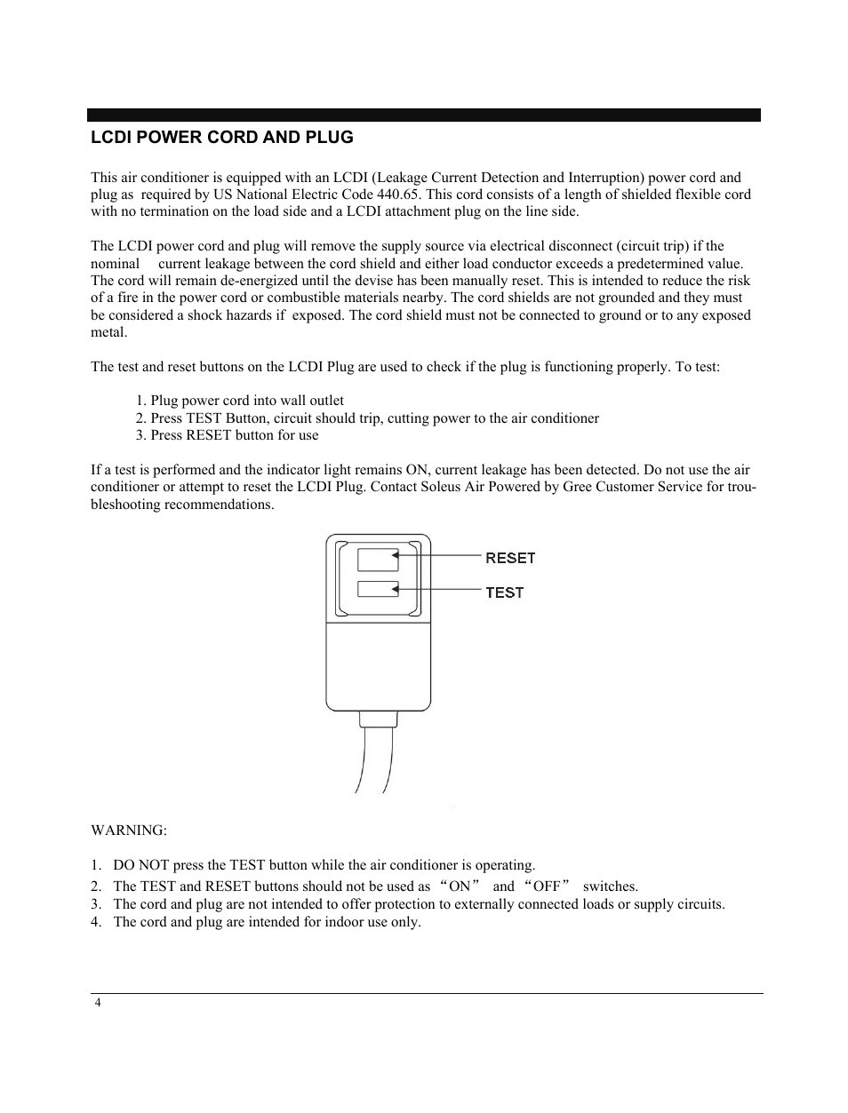 Soleus Air Portable Air Conditioner GM-PAC-08E3 User Manual | Page 4 / 16