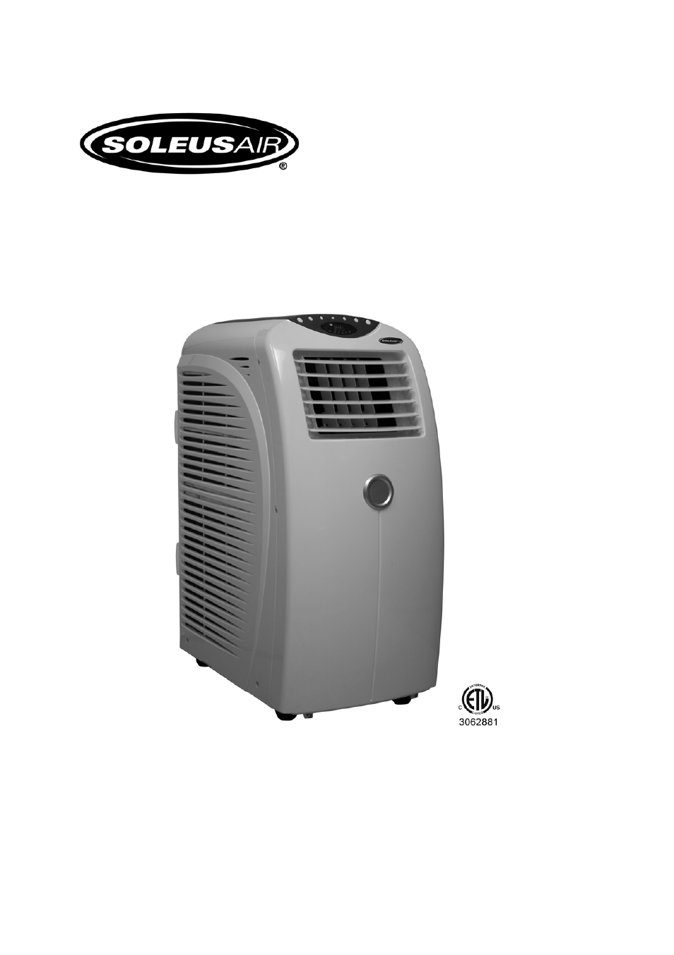 Soleus Air 000 BTU Evaporative Portable Air Conditioner and 14 User Manual | 14 pages