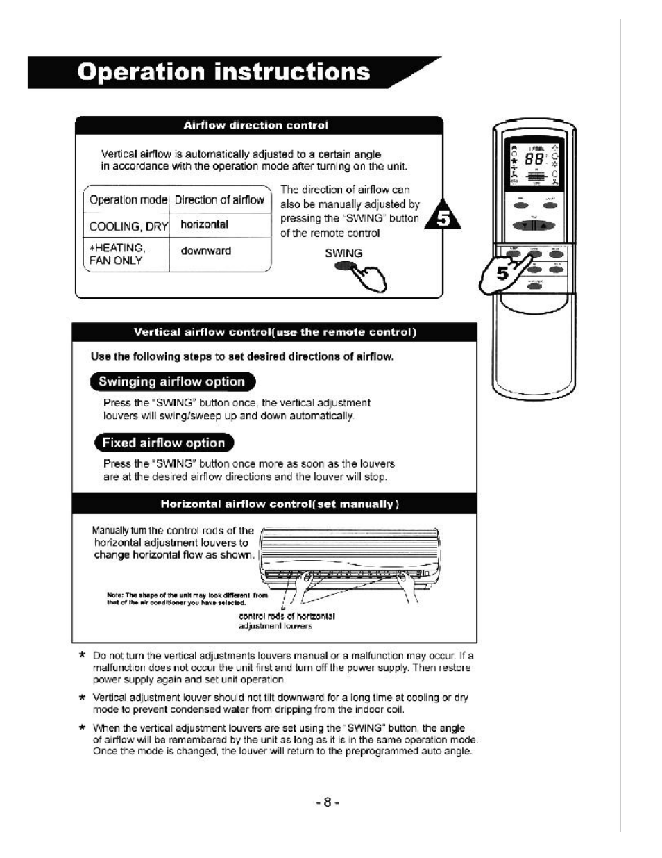 Soleus Air KFR/KFS Series User Manual | Page 10 / 32