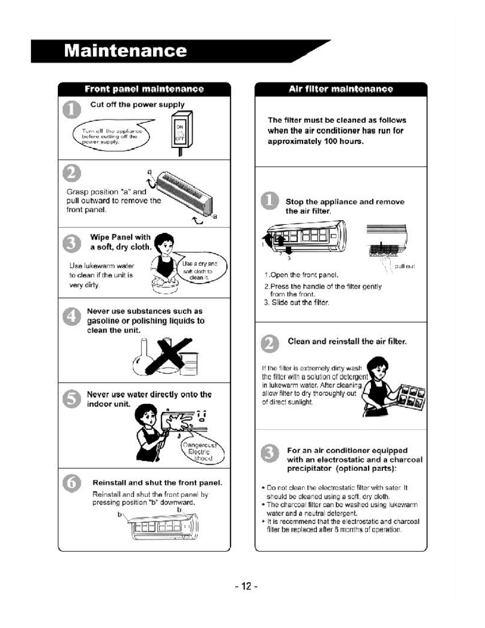 Soleus Air KFR/KFS Series User Manual | Page 14 / 32