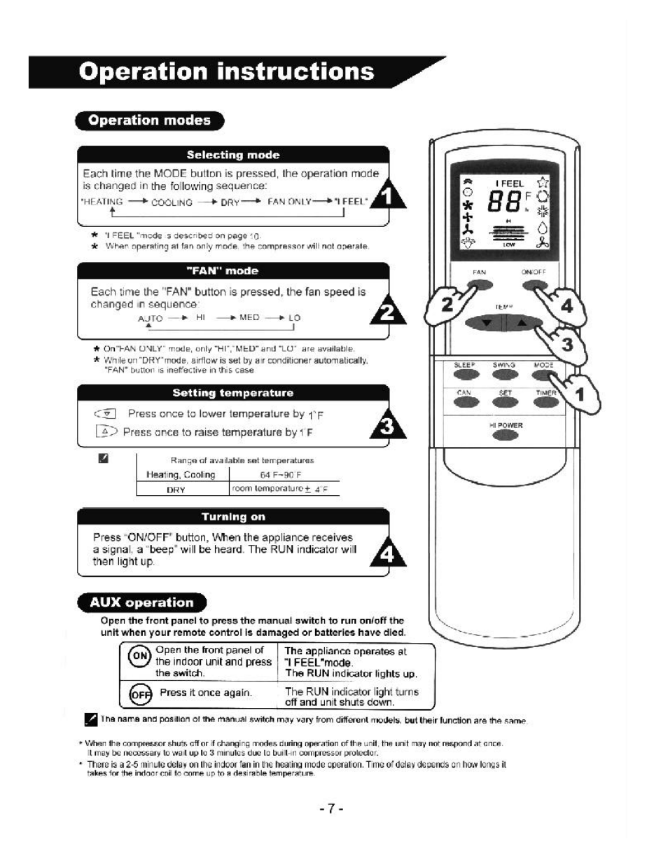 Soleus Air KFR/KFS Series User Manual | Page 9 / 32