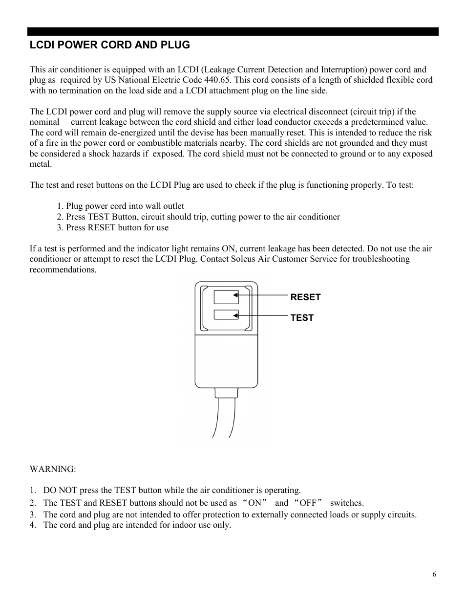 Soleus Air PE4-11R-03 User Manual | Page 6 / 16