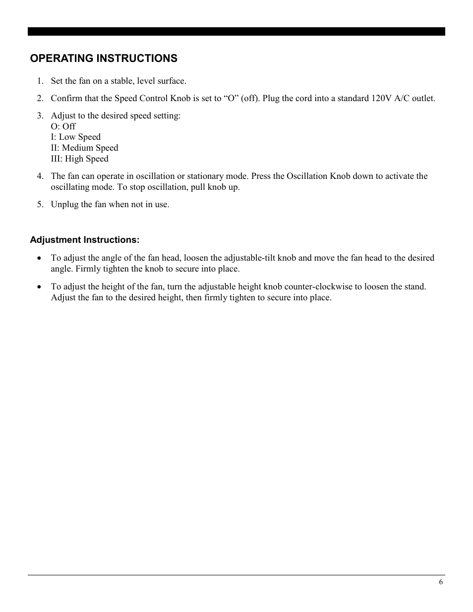Soleus Air FSM-40 User Manual | Page 6 / 8