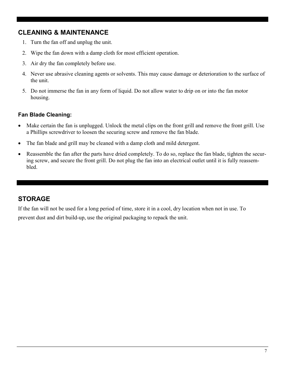 Soleus Air FSM-40 User Manual | Page 7 / 8