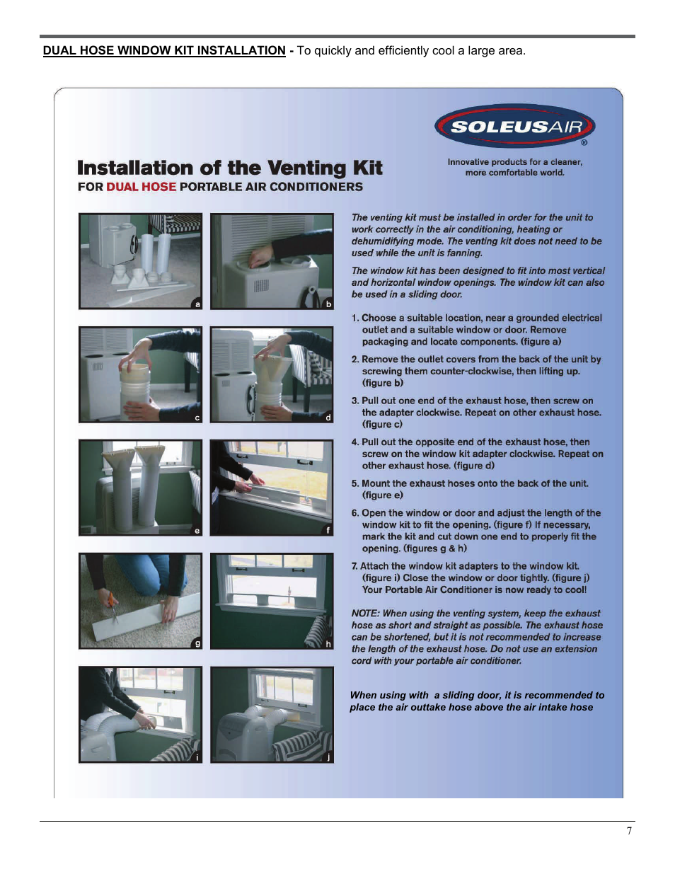 Soleus Air LX-140BL User Manual | Page 7 / 18