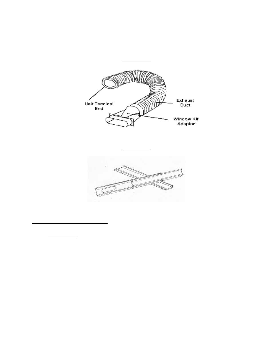 Exhaust duct, Window kits, Installation before use | Soleus Air LX-120 User Manual | Page 5 / 14