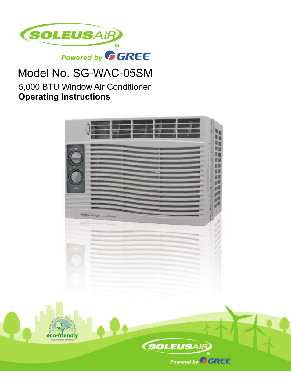 SoleusAir SG-WAC-05SM User Manual | 12 pages