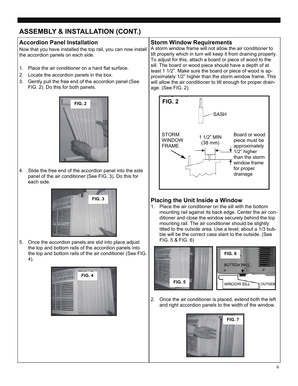 Assembly & installation (cont.) | SoleusAir SG-WAC-05SM User Manual | Page 6 / 12