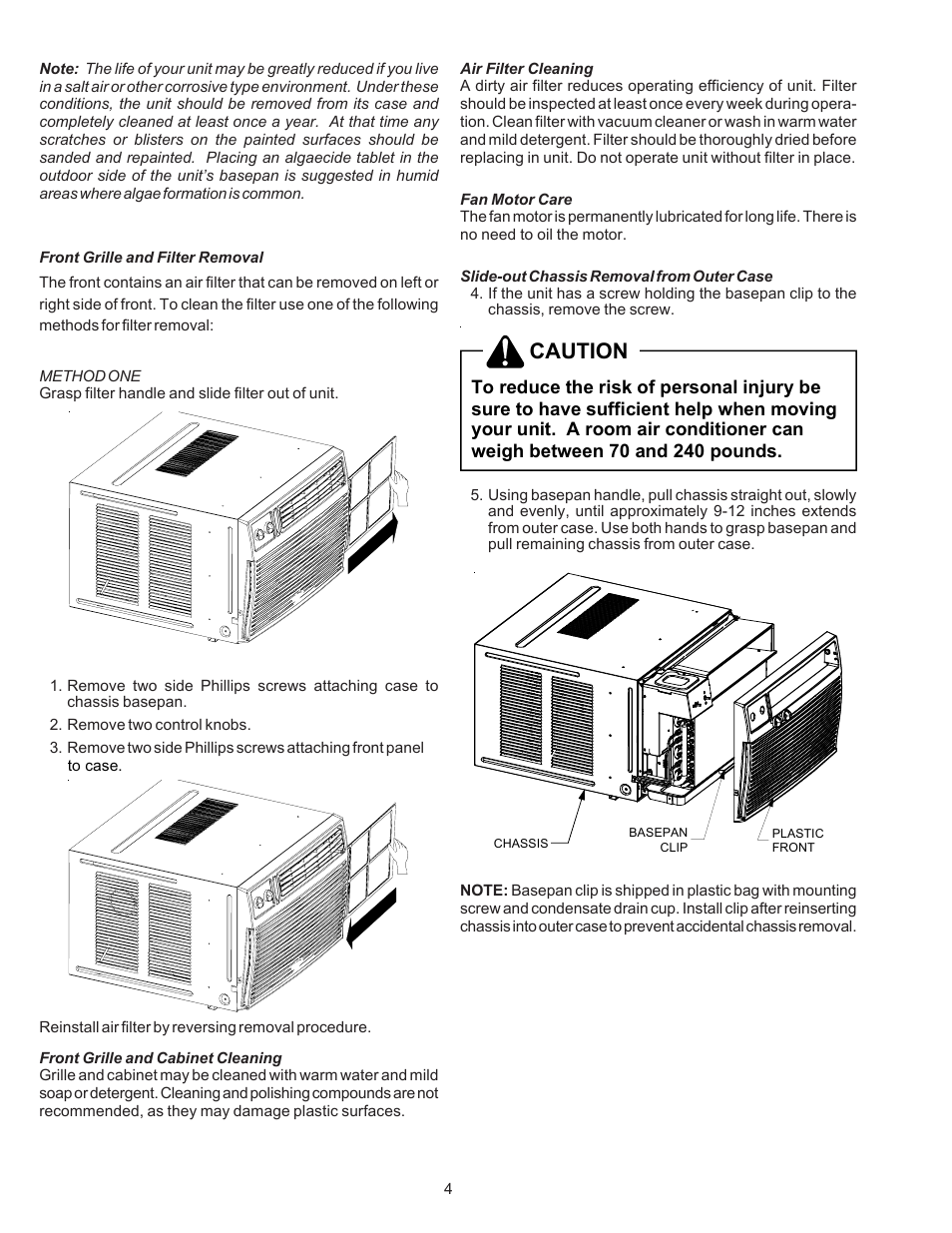Caution | Soleus Air KC-30H / KC-35H User Manual | Page 6 / 22