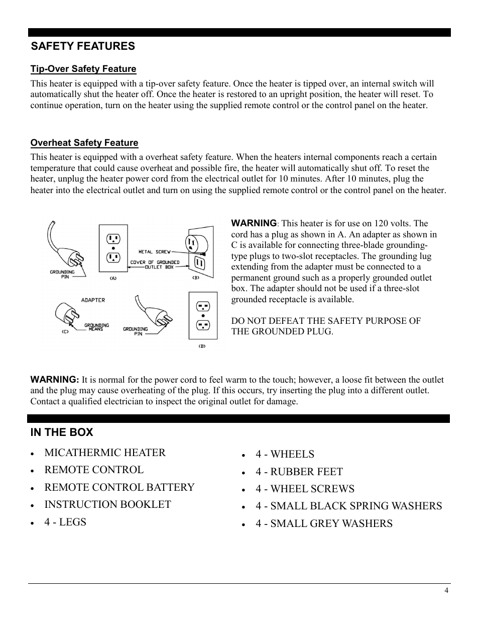 Soleus Air HM5-15R-32 User Manual | Page 4 / 10