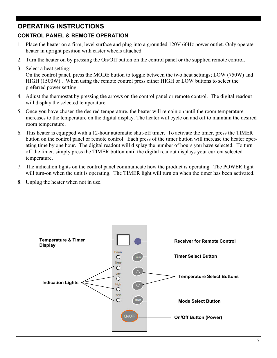 Soleus Air HM5-15R-32 User Manual | Page 7 / 10