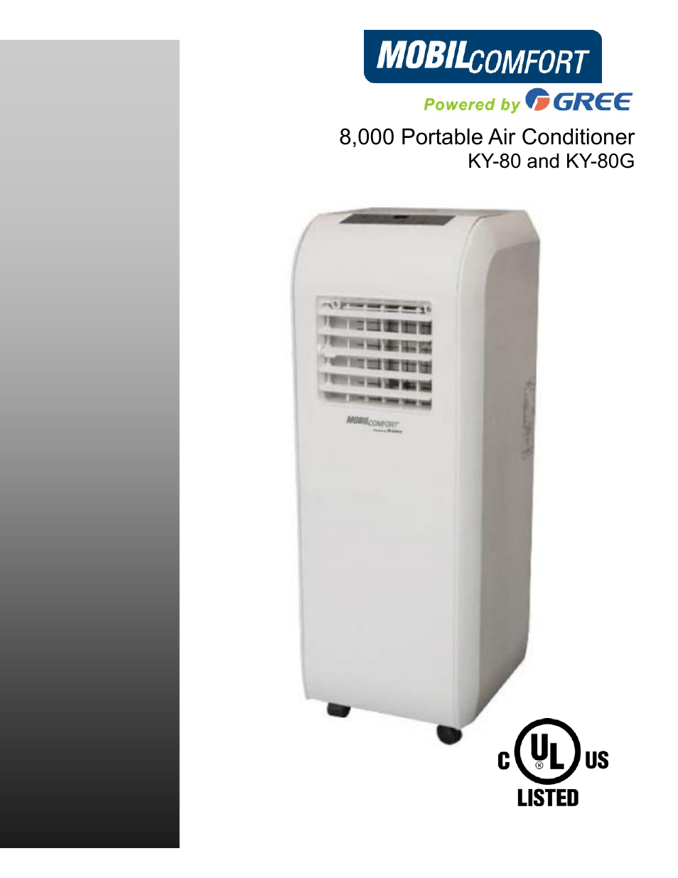 Soleus Air KY-80G User Manual | 15 pages