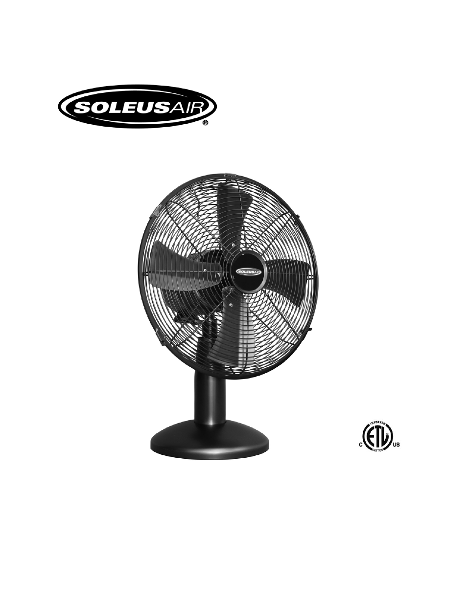 Soleus Air FT1-30-44 User Manual | 7 pages