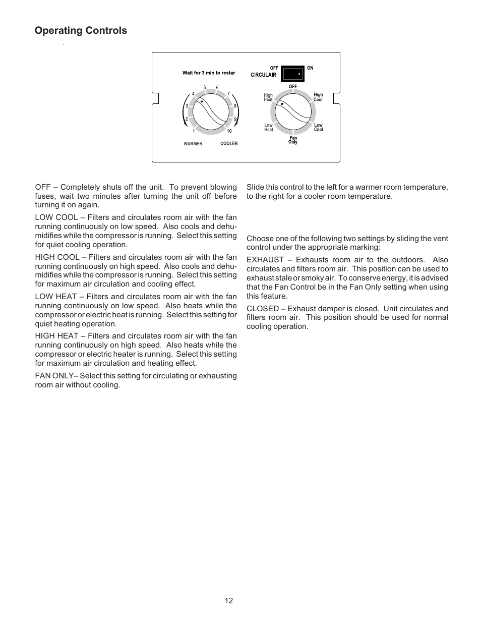 Operating controls | Soleus Air KC-45H User Manual | Page 14 / 20