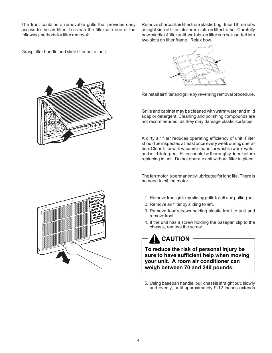 Caution | Soleus Air KC-45H User Manual | Page 6 / 20