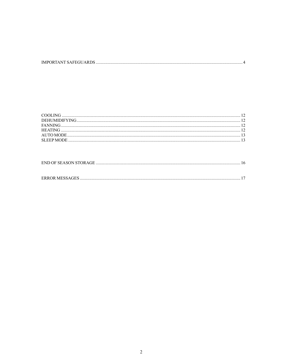 Soleus Air PH1-14R-03 User Manual | Page 2 / 19