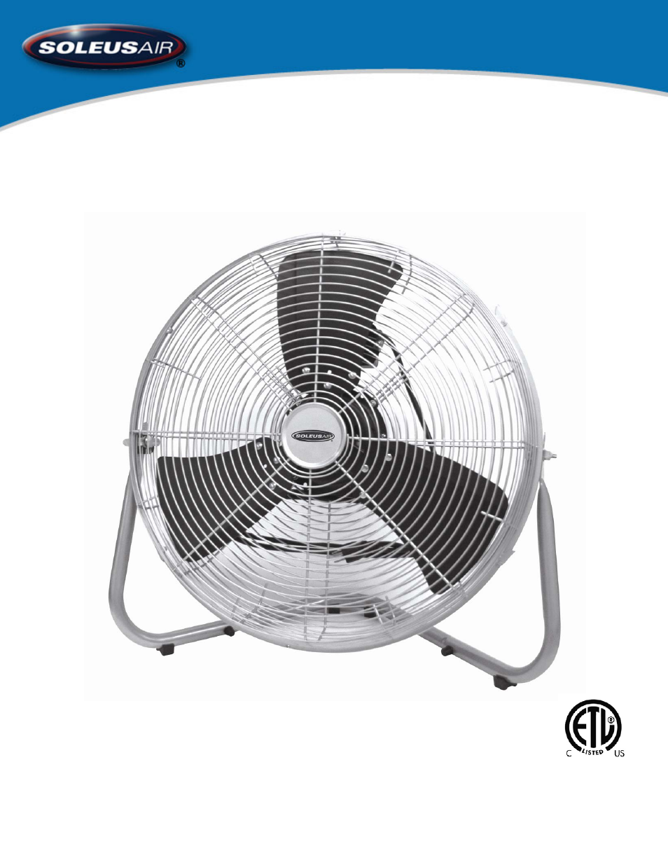 Soleus Air FF1-50-53 User Manual | 7 pages