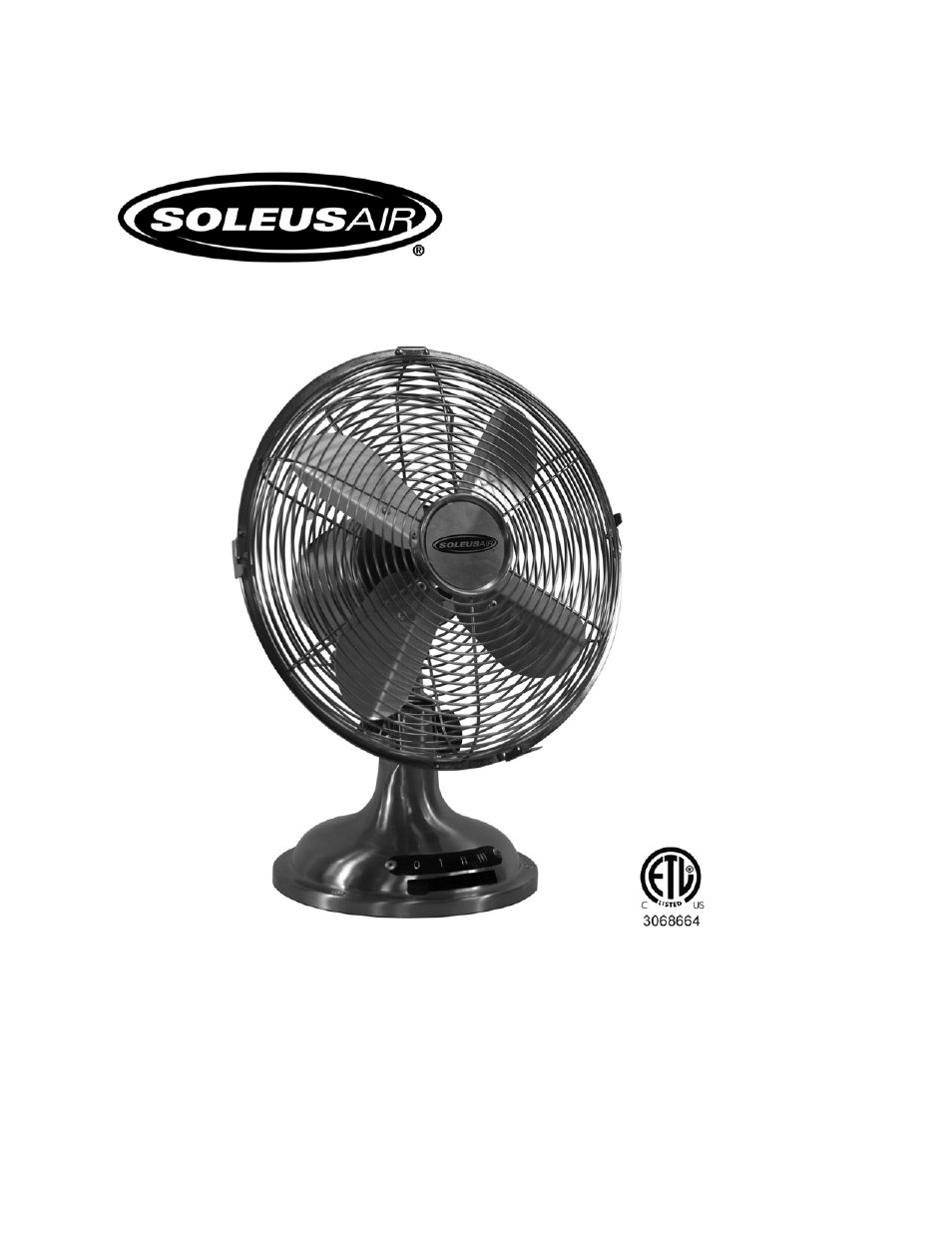 Soleus Air FTM-25 User Manual | 7 pages