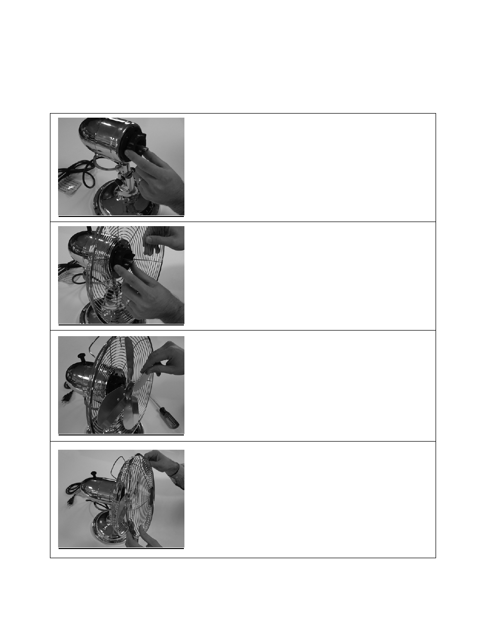 Assembly instructions | Soleus Air FTM-25 User Manual | Page 5 / 7