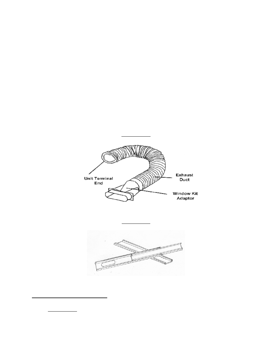 Exhaust duct, Window kits, Installation before use | Soleus Air MAC-12K/10K User Manual | Page 5 / 15