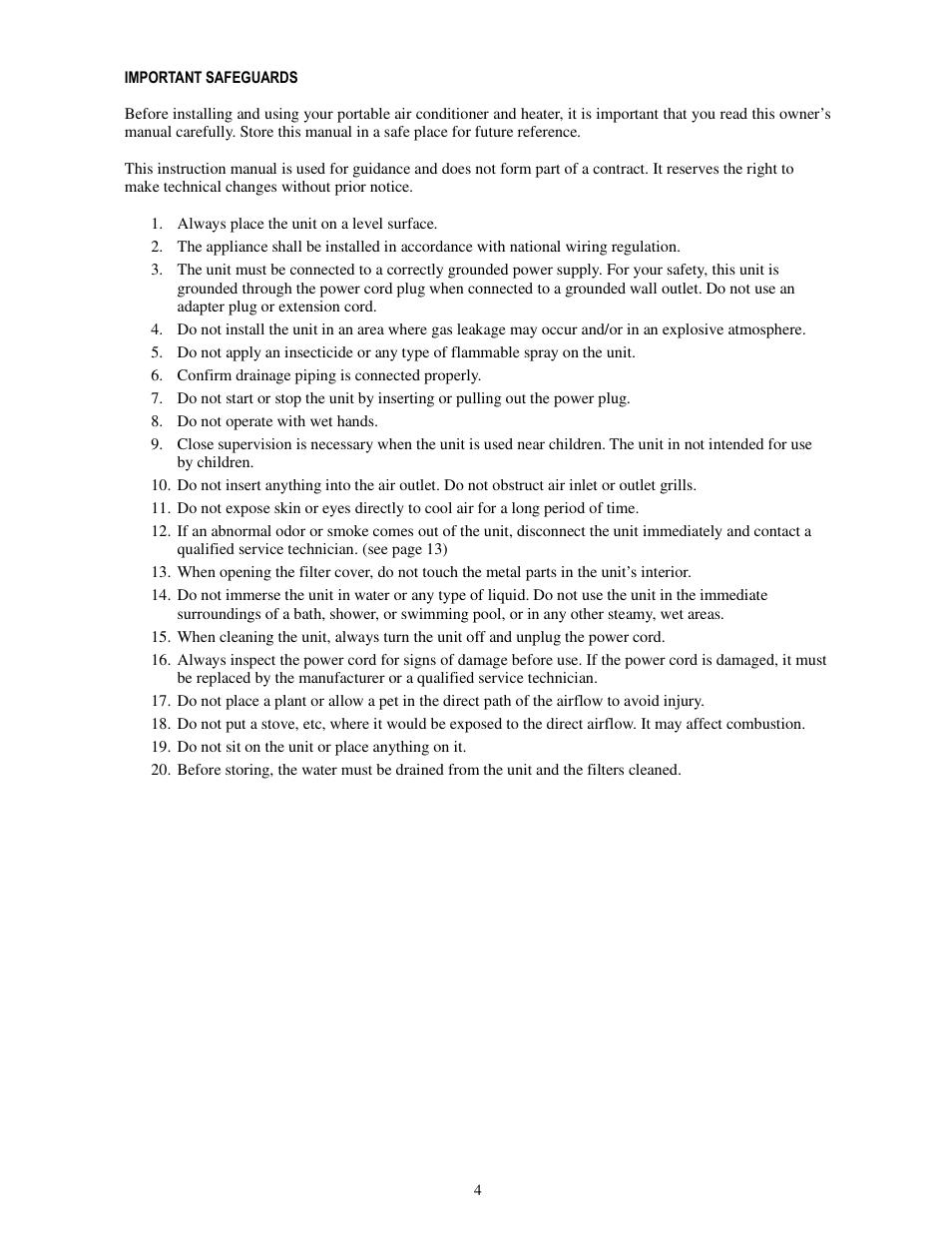 Soleus Air PH1-12R-03 User Manual | Page 4 / 19