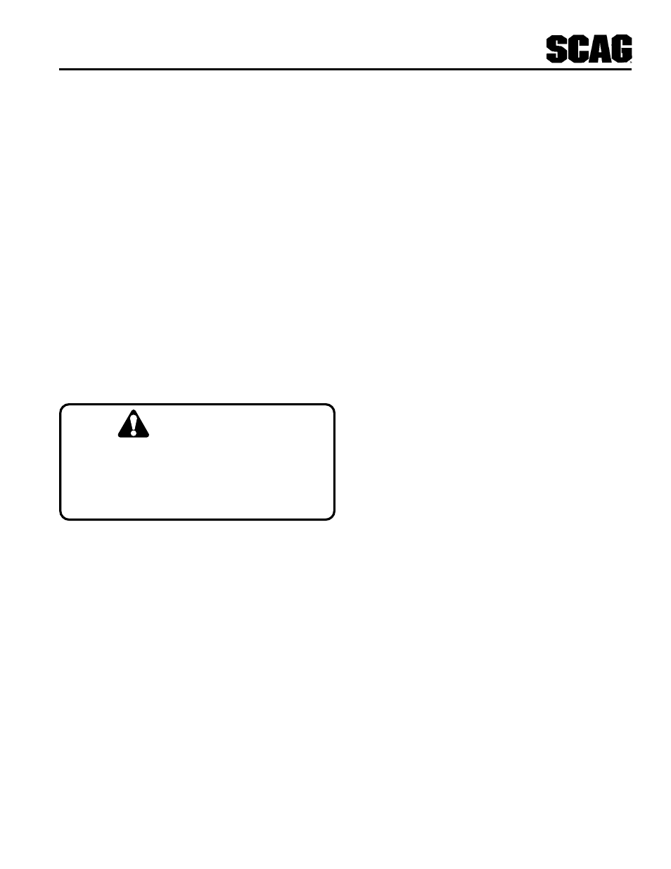Caution | Scag Power Equipment STT User Manual | Page 19 / 129
