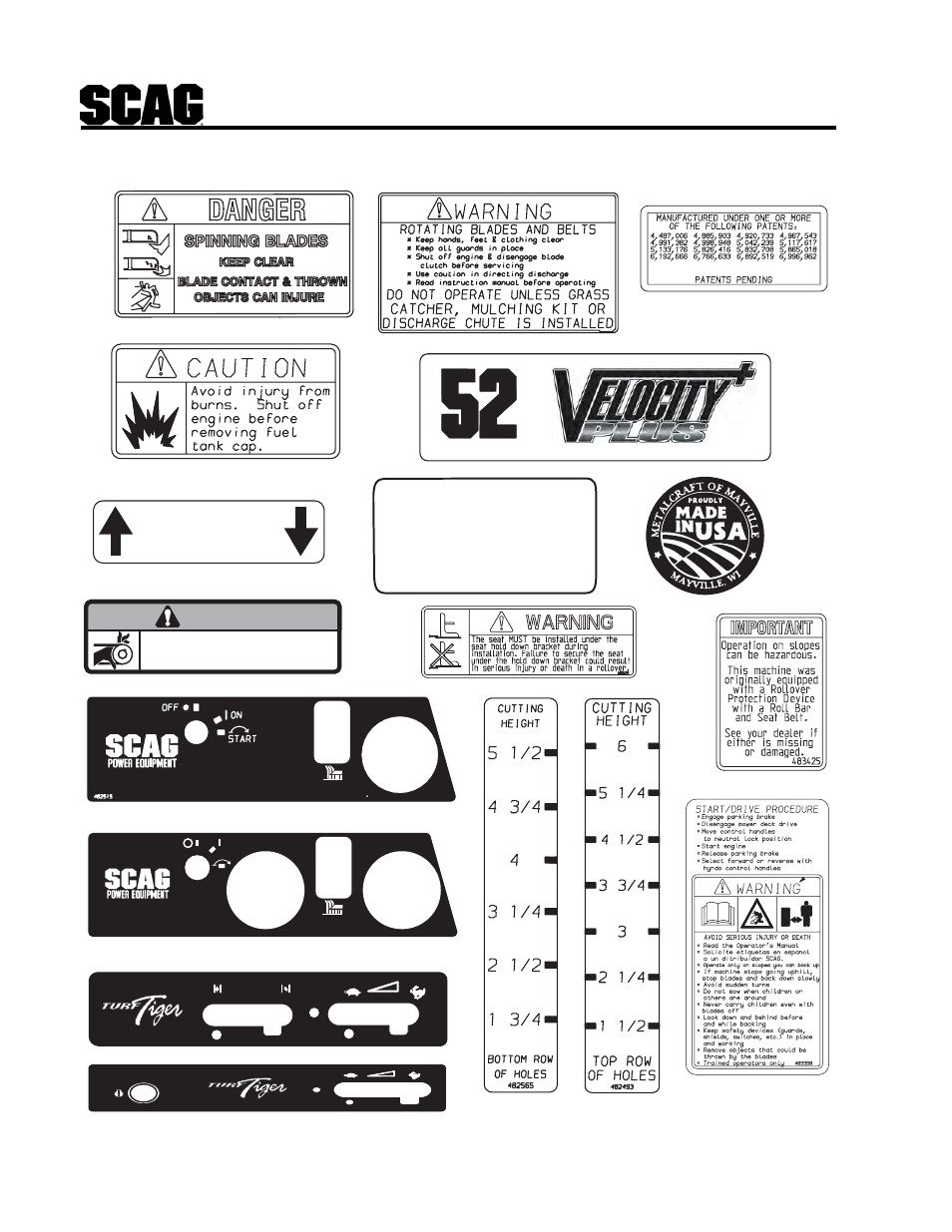 Heavy-duty commercial, Warning | Scag Power Equipment STT User Manual | Page 78 / 129