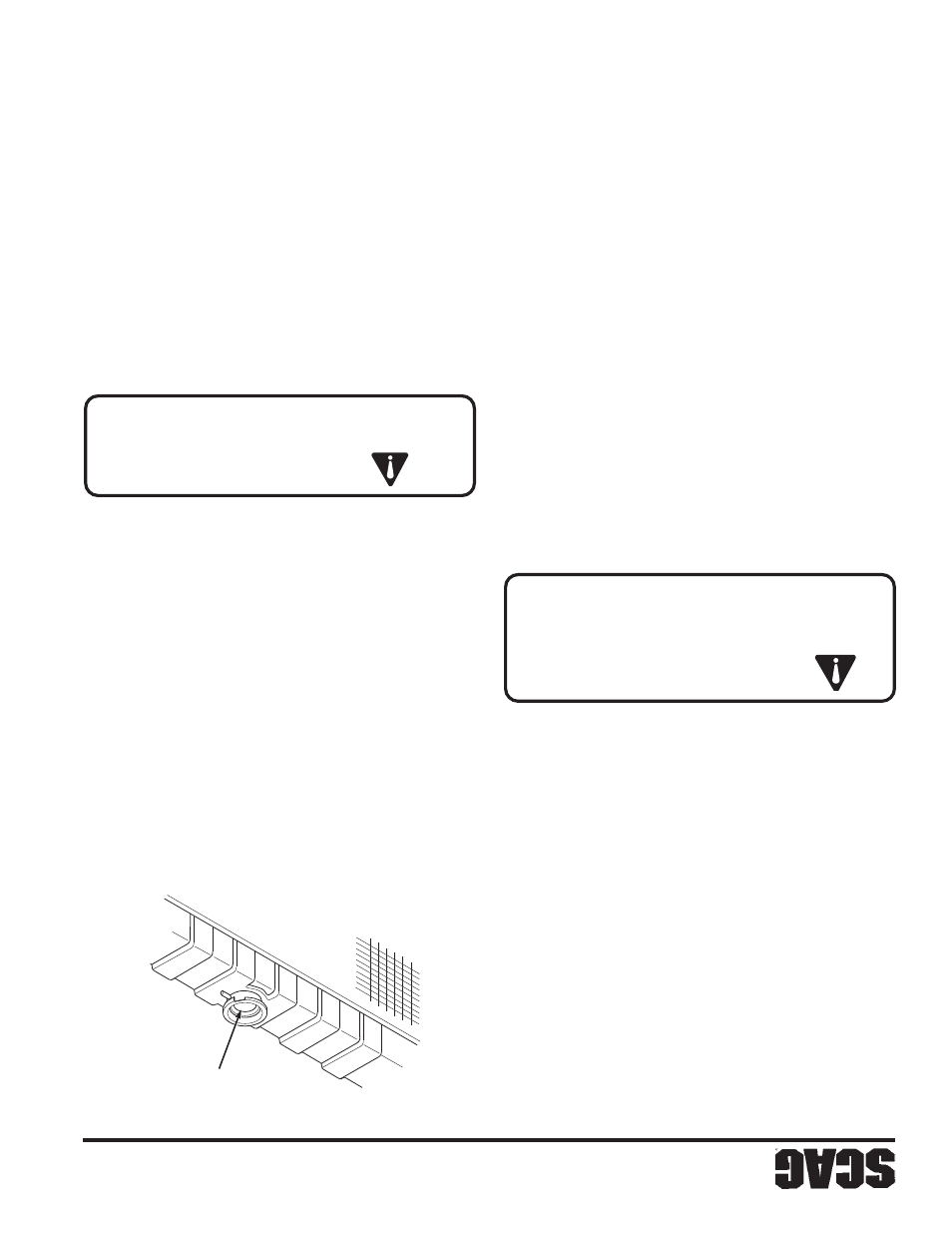 Adver tencia, Preca ución | Scag Power Equipment STT User Manual | Page 88 / 129