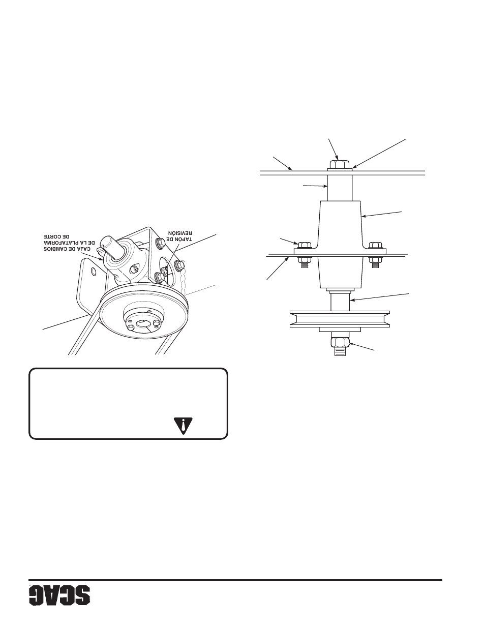 Preca ución, Sección 7 37 | Scag Power Equipment STT User Manual | Page 89 / 129