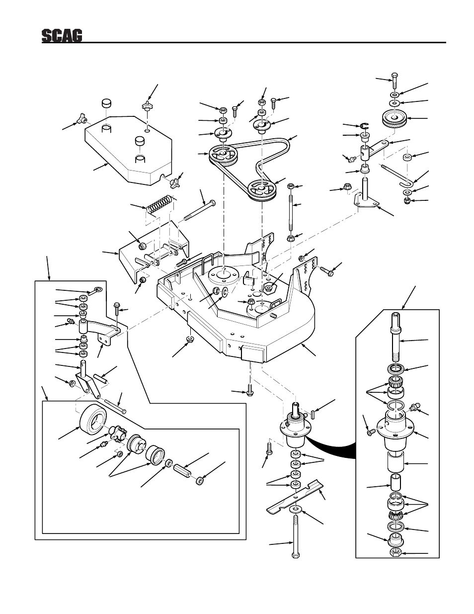 32" & 36" cutter decks | Scag Power Equipment SWZ User Manual | Page 17 / 36