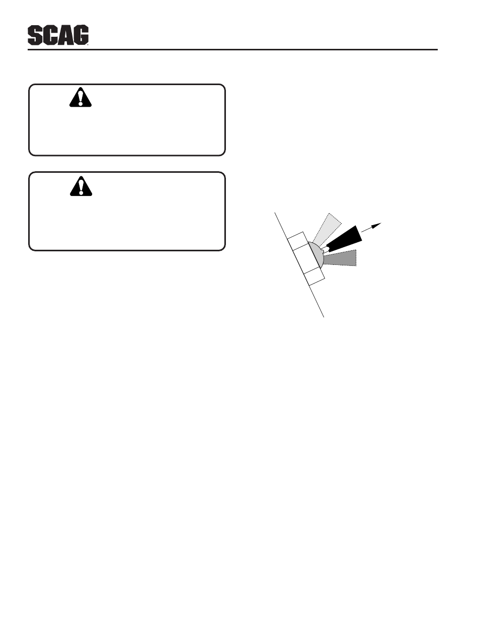 Caution | Scag Power Equipment STR User Manual | Page 18 / 84