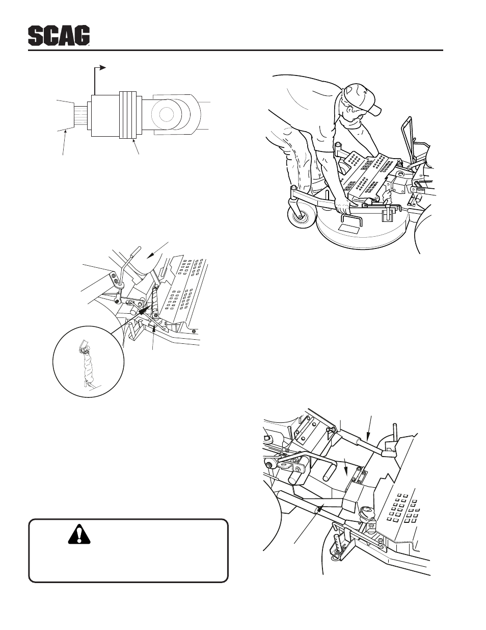 Caution | Scag Power Equipment STR User Manual | Page 24 / 84