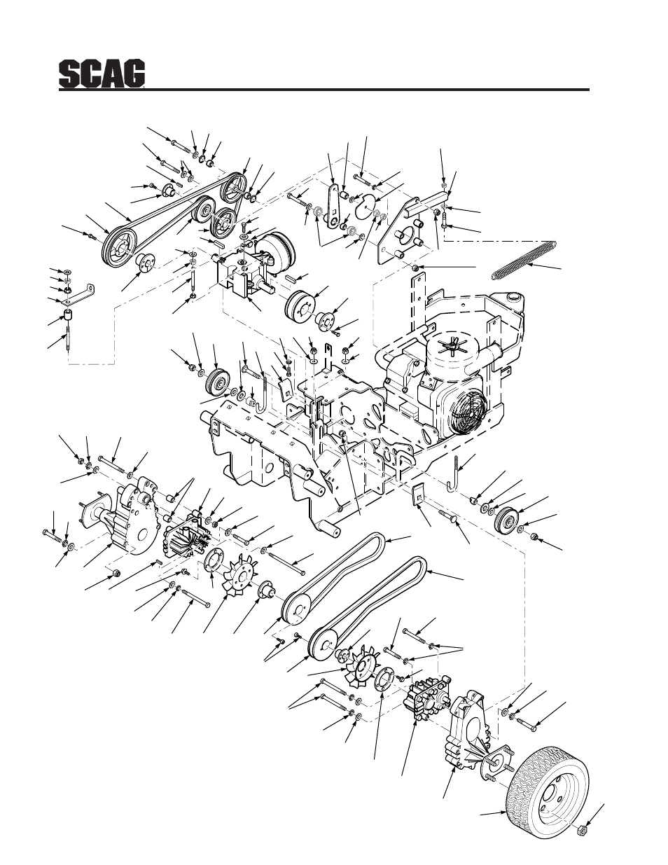 Traction drive | Scag Power Equipment STR User Manual | Page 56 / 84
