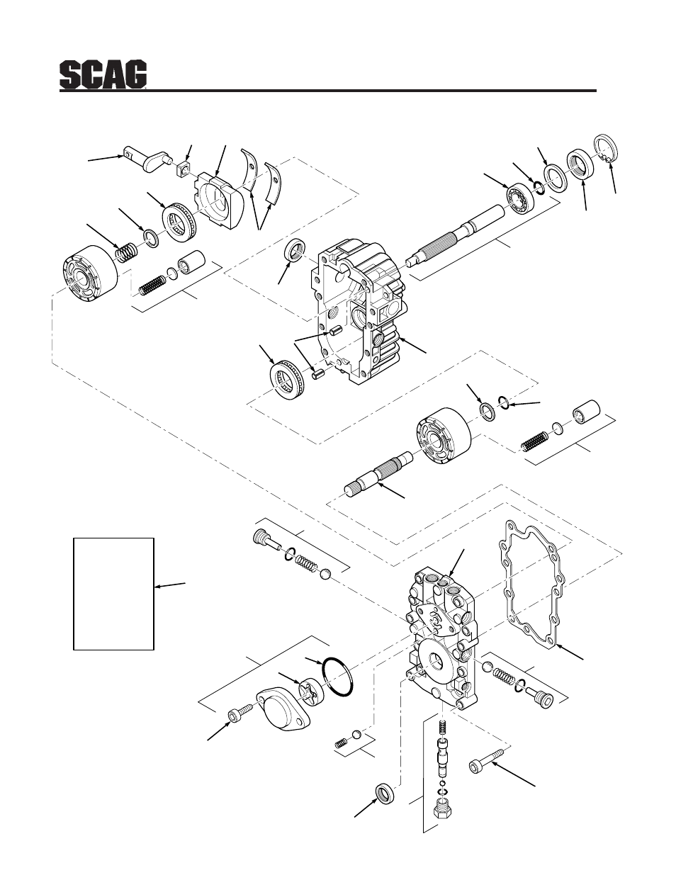 12 hydraulic pump | Scag Power Equipment STR User Manual | Page 58 / 84