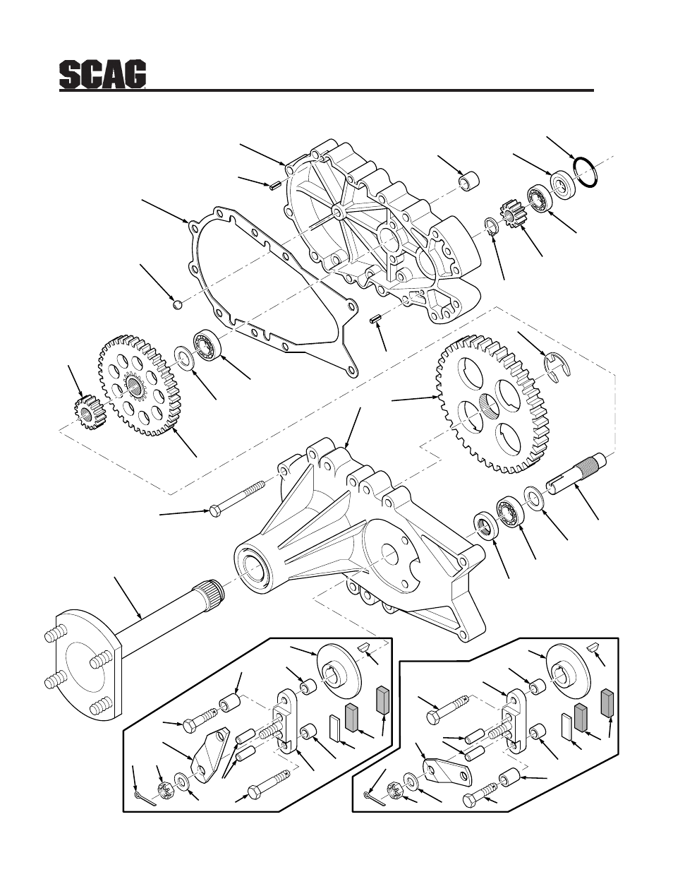 14 hydro-gear axle assembly | Scag Power Equipment STR User Manual | Page 60 / 84