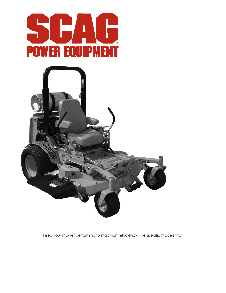 Scag Power Equipment TURF TIGER STT52V-25CH-LP User Manual | 76 pages