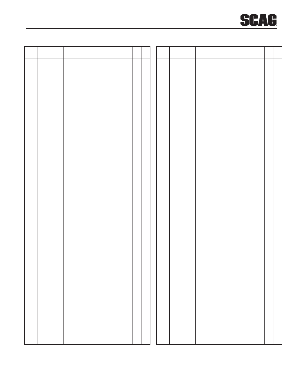 Scag Power Equipment STWC WILDCAT STWC48V-25CV User Manual | Page 5 / 34
