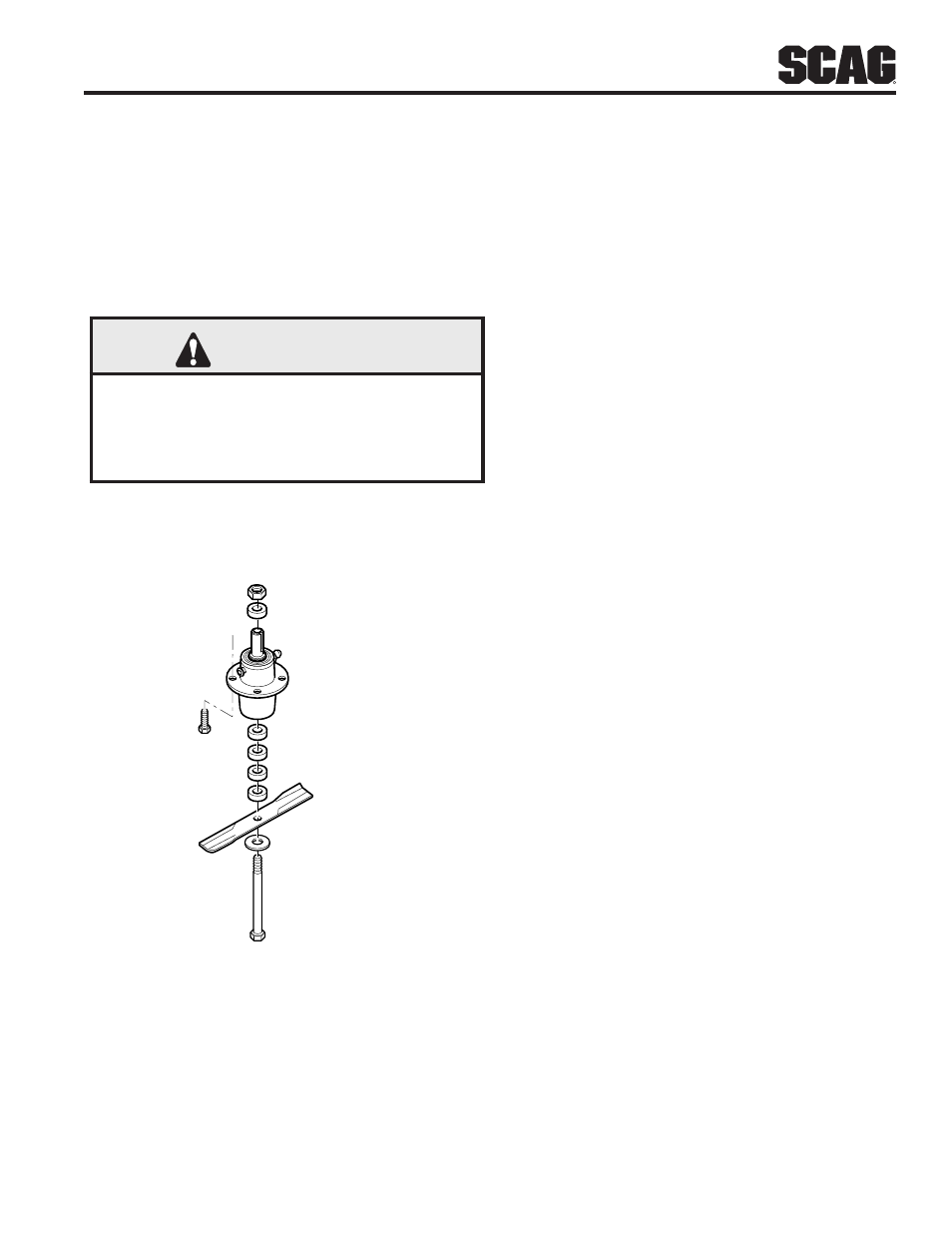 Warning | Scag Power Equipment WALK-BEHIND SWZ48V-17KAI User Manual | Page 25 / 92