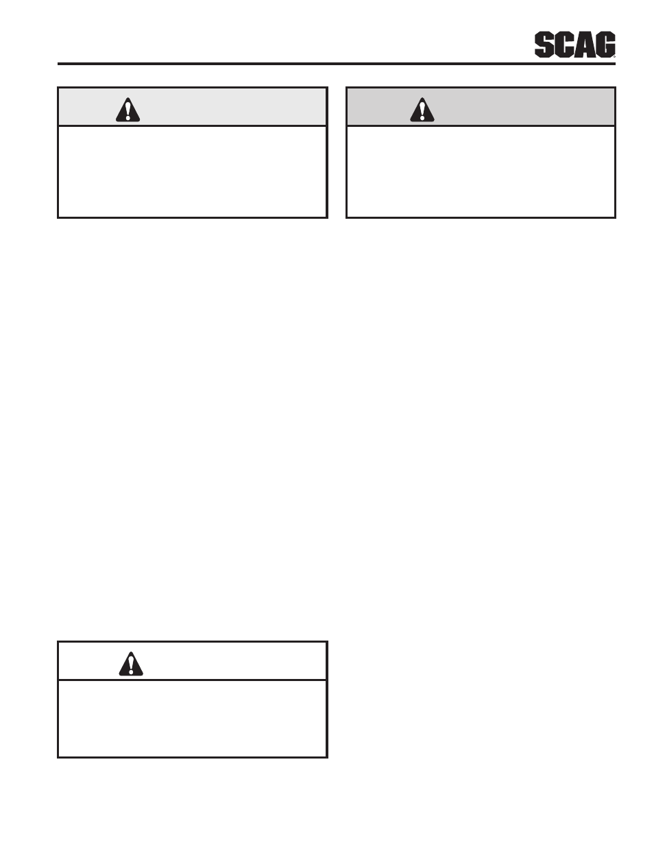 5 maintenance considerations & storage, Warning, Caution | Danger | Scag Power Equipment WALK-BEHIND SWZ48V-17KAI User Manual | Page 9 / 92