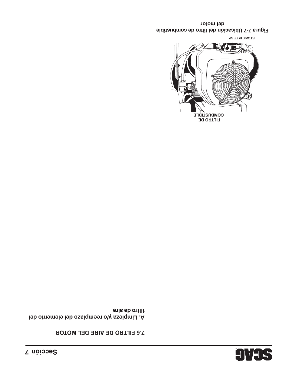 Sección 7 34 | Scag Power Equipment STWC61V-25KA-LC User Manual | Page 82 / 120