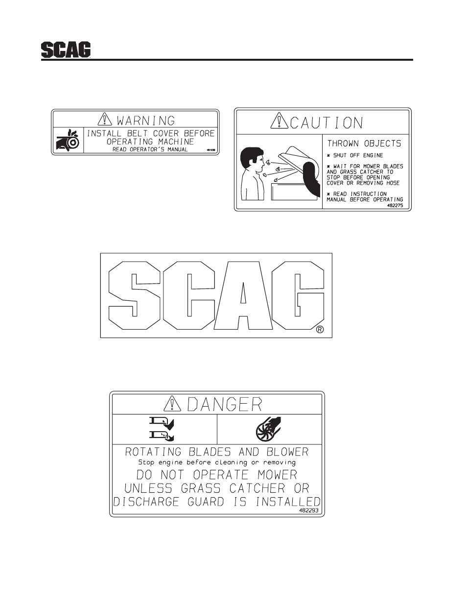 Scag Power Equipment GC-STT-CS User Manual | Page 26 / 28