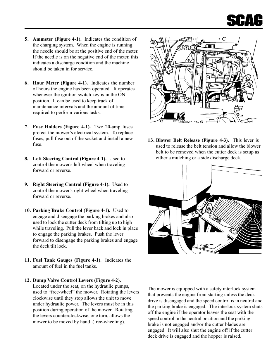 Scag Power Equipment SCR User Manual | Page 13 / 75