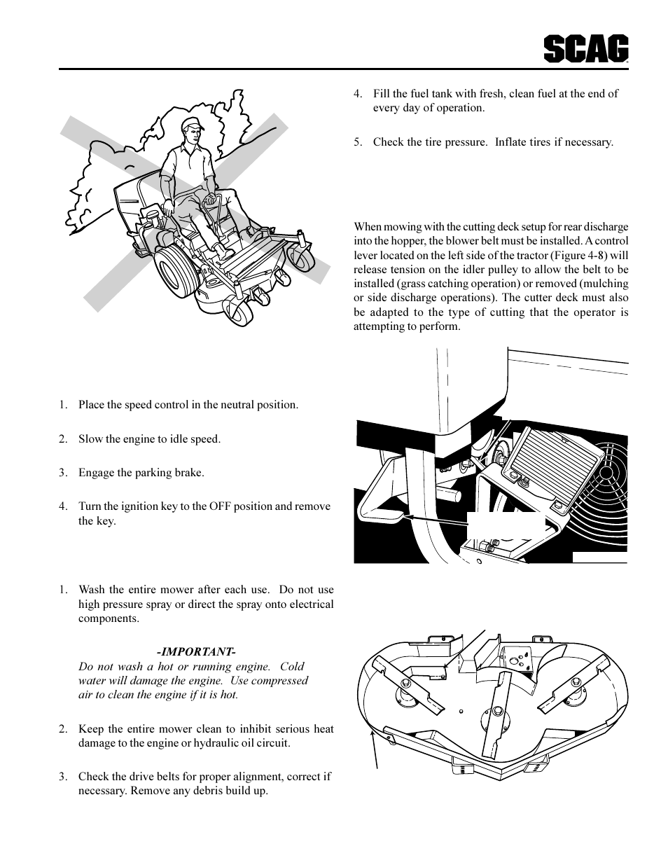 Scag Power Equipment SCR User Manual | Page 17 / 75