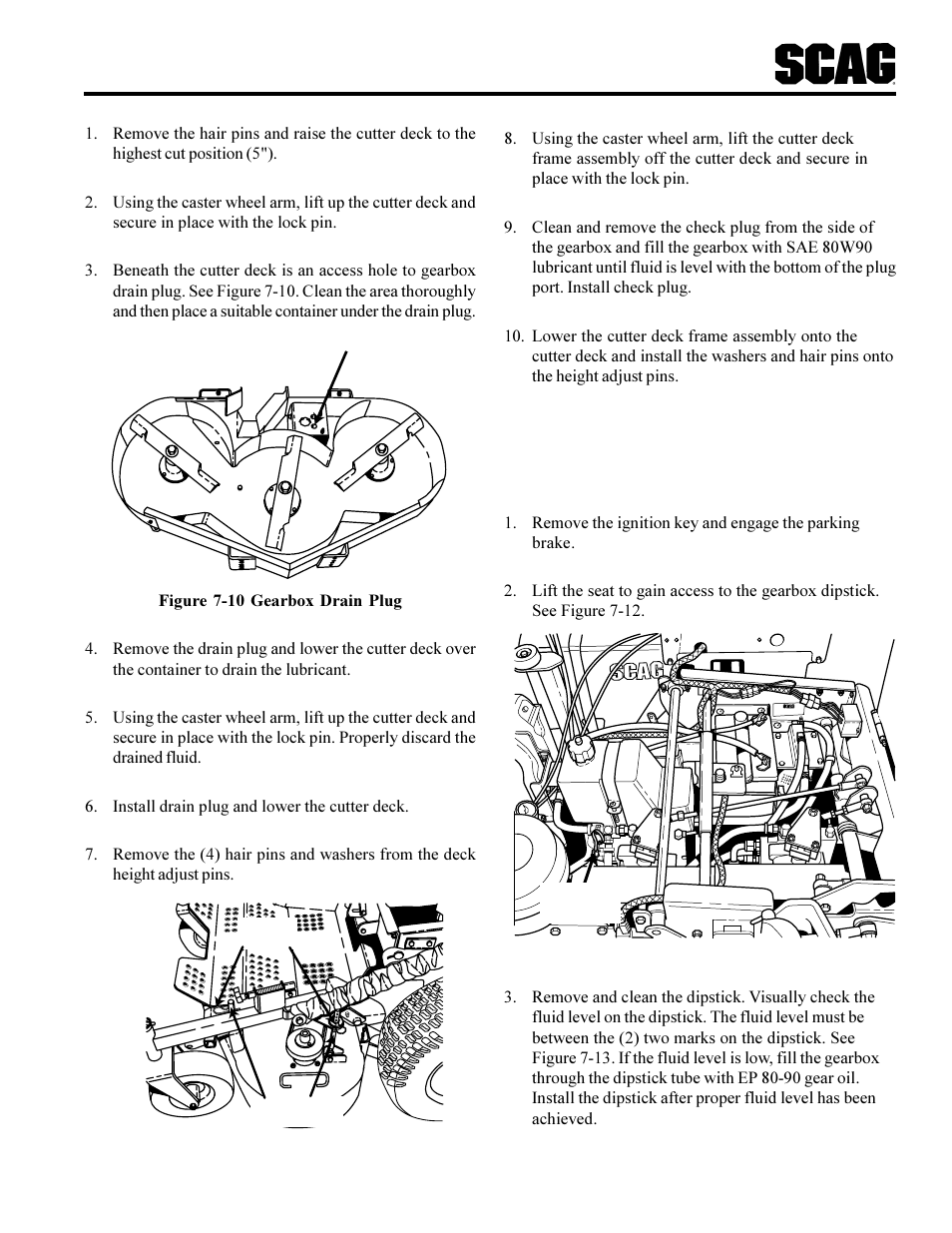 Scag Power Equipment SCR User Manual | Page 39 / 75