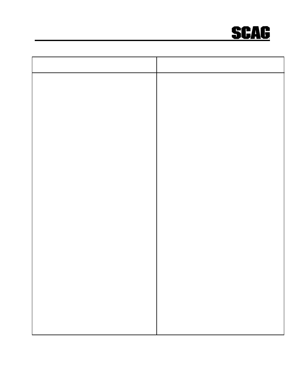 Cutter deck | Scag Power Equipment SCR User Manual | Page 43 / 75