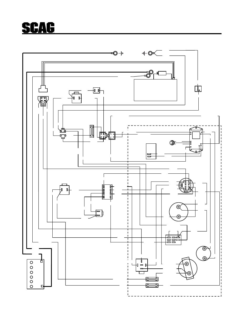 Electrical schematic | Scag Power Equipment SCR User Manual | Page 72 / 75