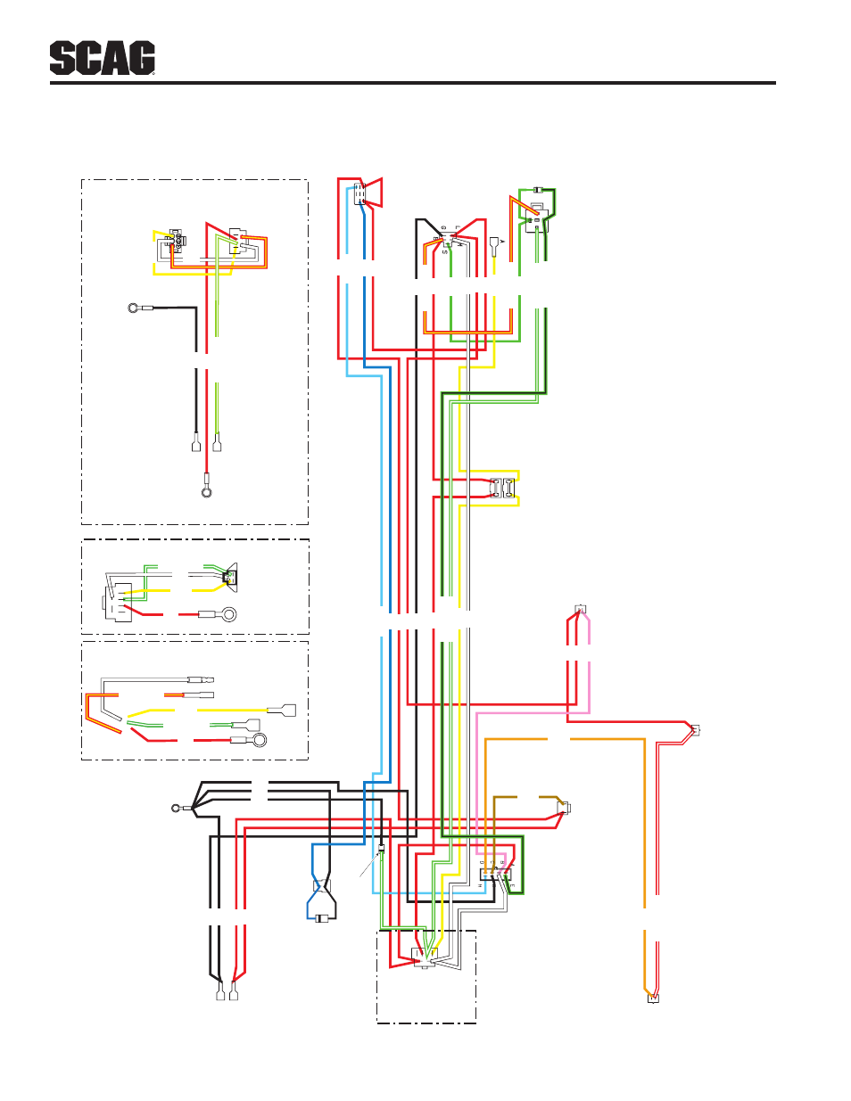 Electrical schematic | Scag Power Equipment SMTC-48V User Manual | Page 34 / 34