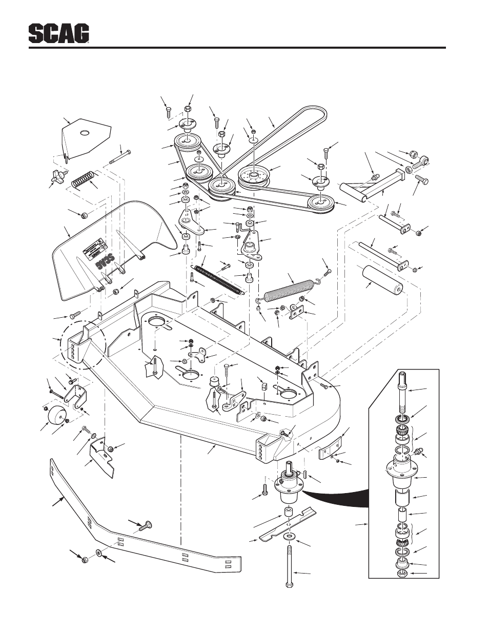 48v & 52v cutter decks | Scag Power Equipment SMTC-48V User Manual | Page 4 / 34
