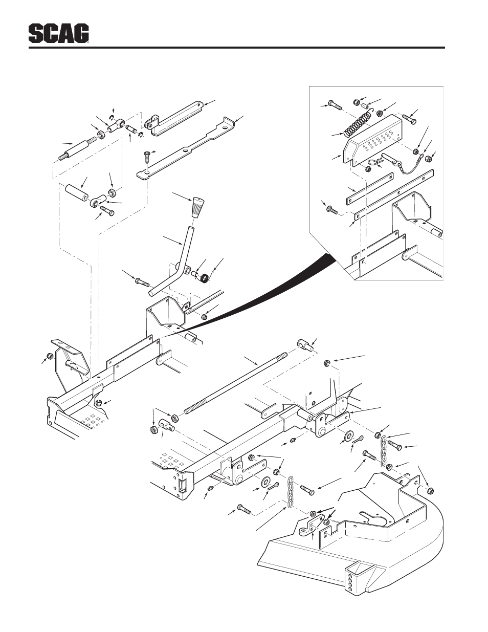 Cutter deck controls | Scag Power Equipment SMTC-48V User Manual | Page 8 / 34